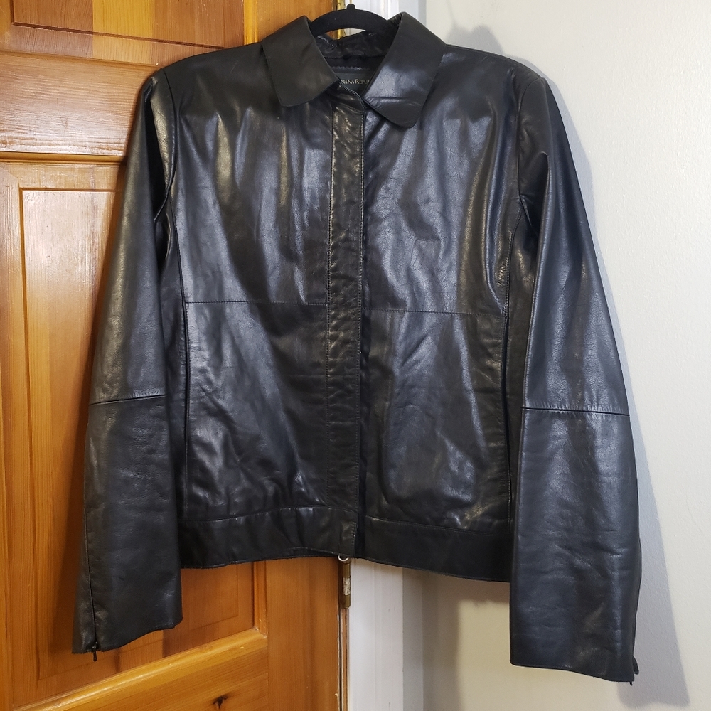 Banana Republic Men's Sift Leather Jacket